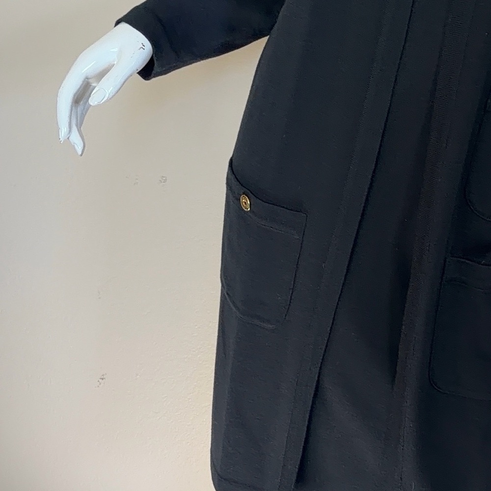 Vintage Liz Claiborne Black Long Sleeve Dress - Picture 3 of 9